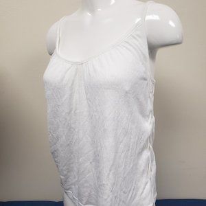 GILLIGAN O'MALLEY Women's Strappy Tank Sleep Tunic/top-Almond Cream S